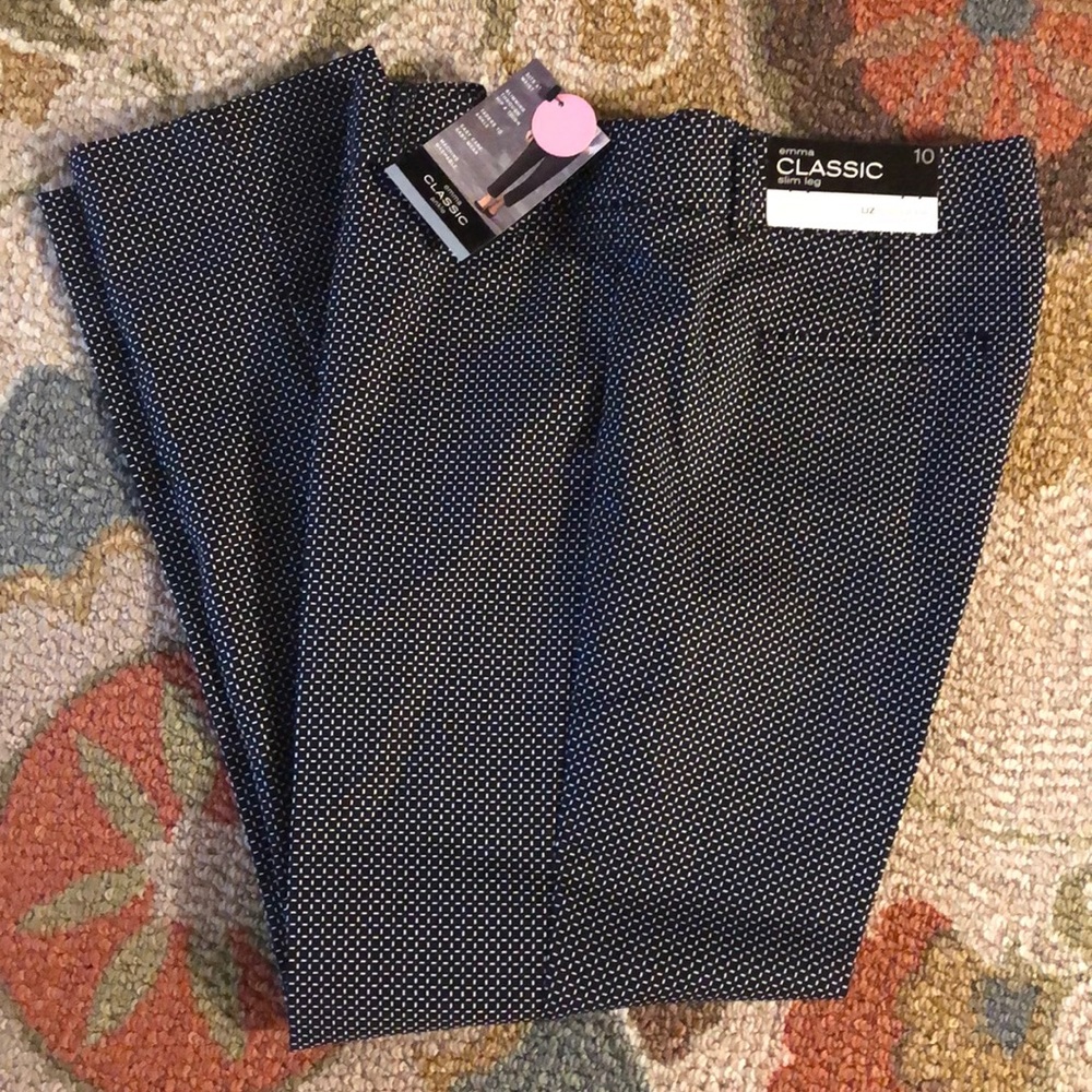 NWT Liz Claiborne Emma Classic ankle pant size 10